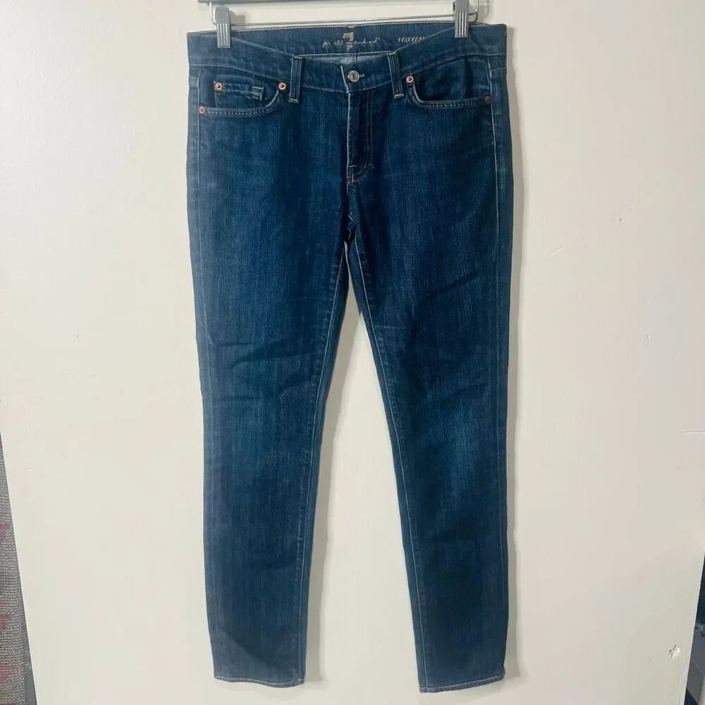7 For All Mankind Roxanne Ankle Jeans Sz 30